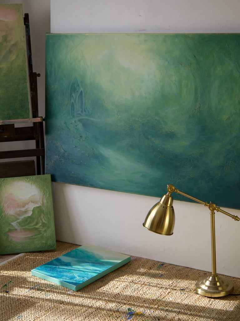 How I Paint Soft Ethereal Dreamworlds (My Materials + Process)