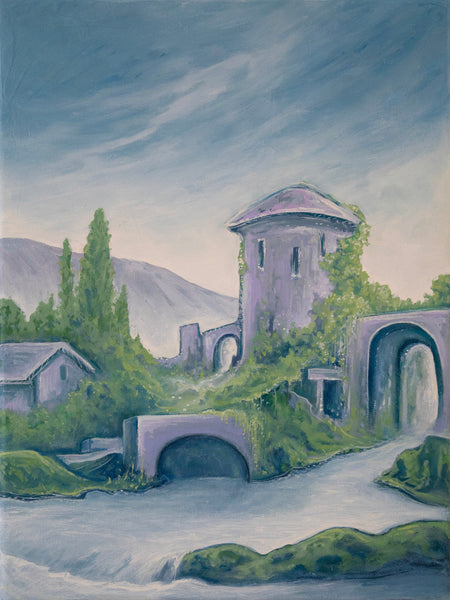 Lost Tower - Original Painting