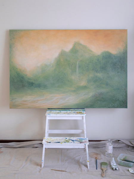 Jaded Peaks- Original Painting