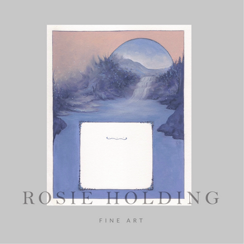 ‘The Sleepy River’ Instant Download Print-at-home Page Design