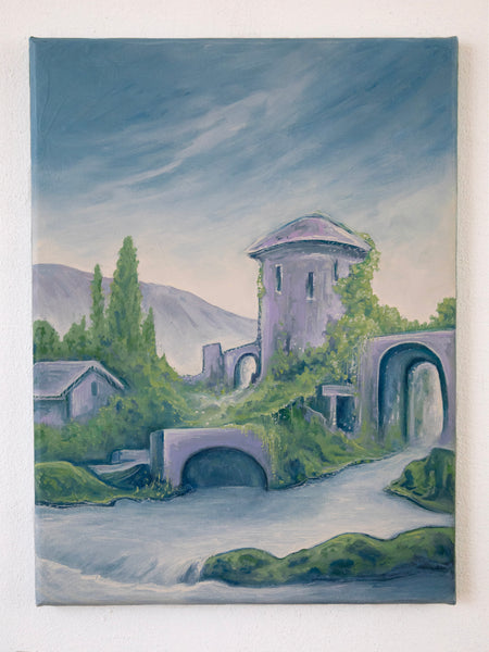 Lost Tower - Original Painting