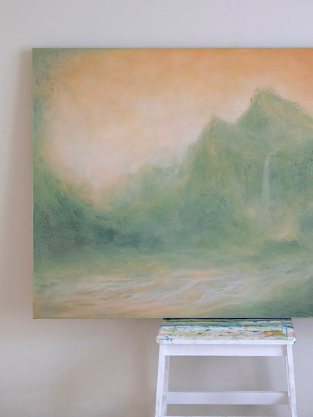 Jaded Peaks- Original Painting