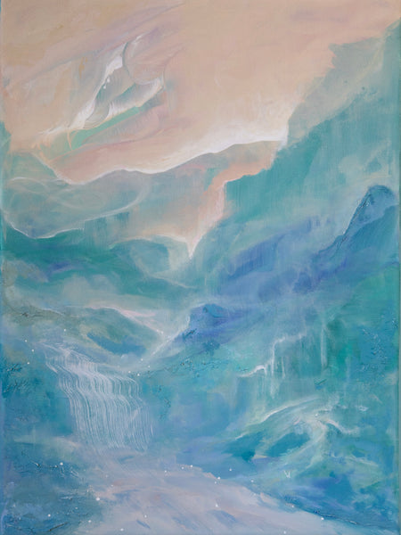 Rowarth Slopes - Original Painting