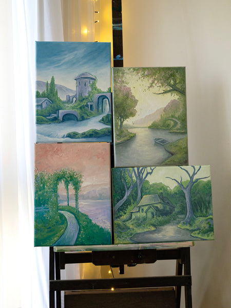 Lost Tower - Original Painting